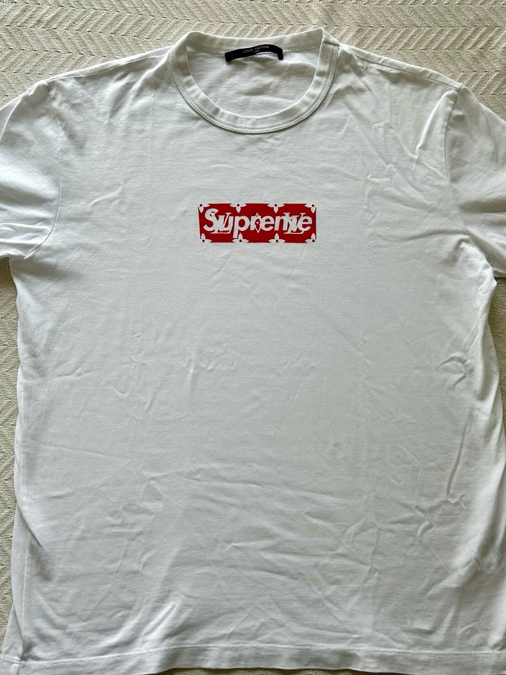 Louis Vuitton x Supreme Box Logo T-Shirt Size XS